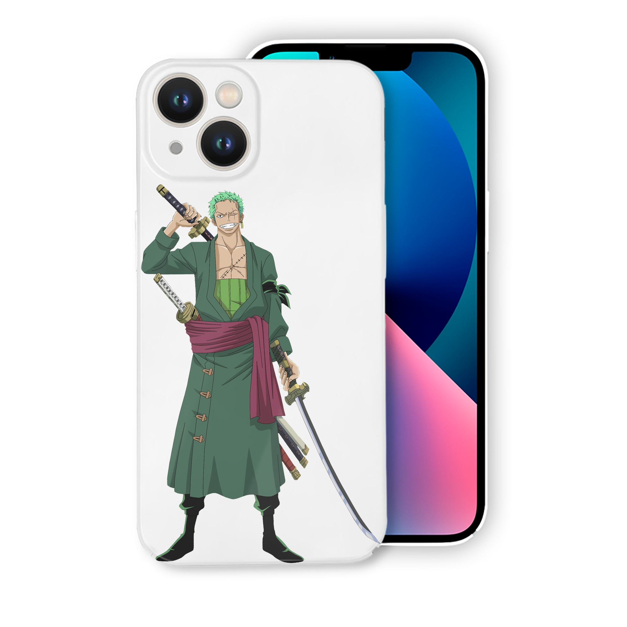（画像用） ワンピース ロロノア・ゾロ ONE PIECE Roronoa Zoro 【iPhone 14シリーズ対応】ハードケース